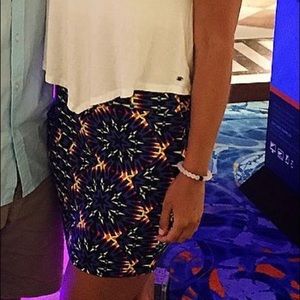 Patterned Bandage Skirt